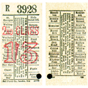 Bermuda Railway 2nd-class ticket