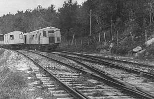 Trains at Black Bay sidings